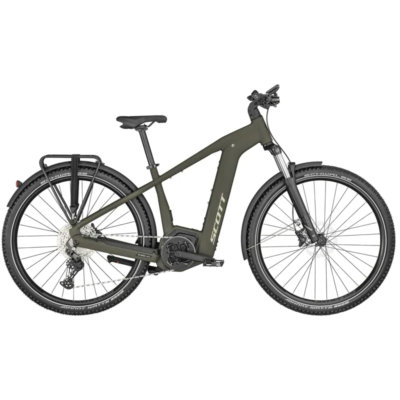 Scott Axis eRIDE 30 Electric Hybrid Bike Dark Green