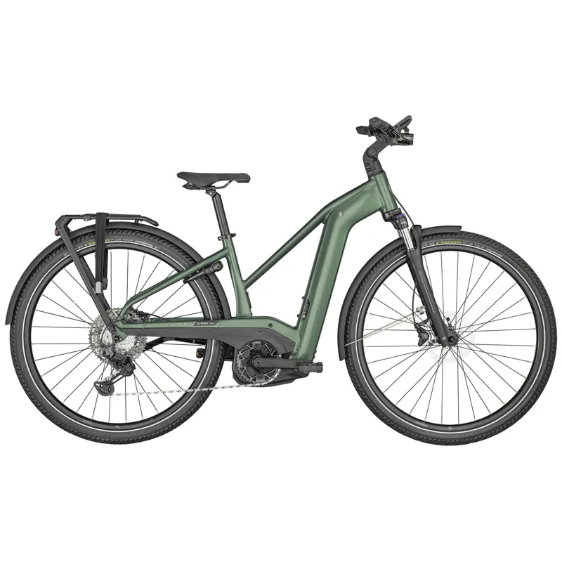 Scott Sub Sport eRIDE 10 Women's Electric Hybrid Bike Green