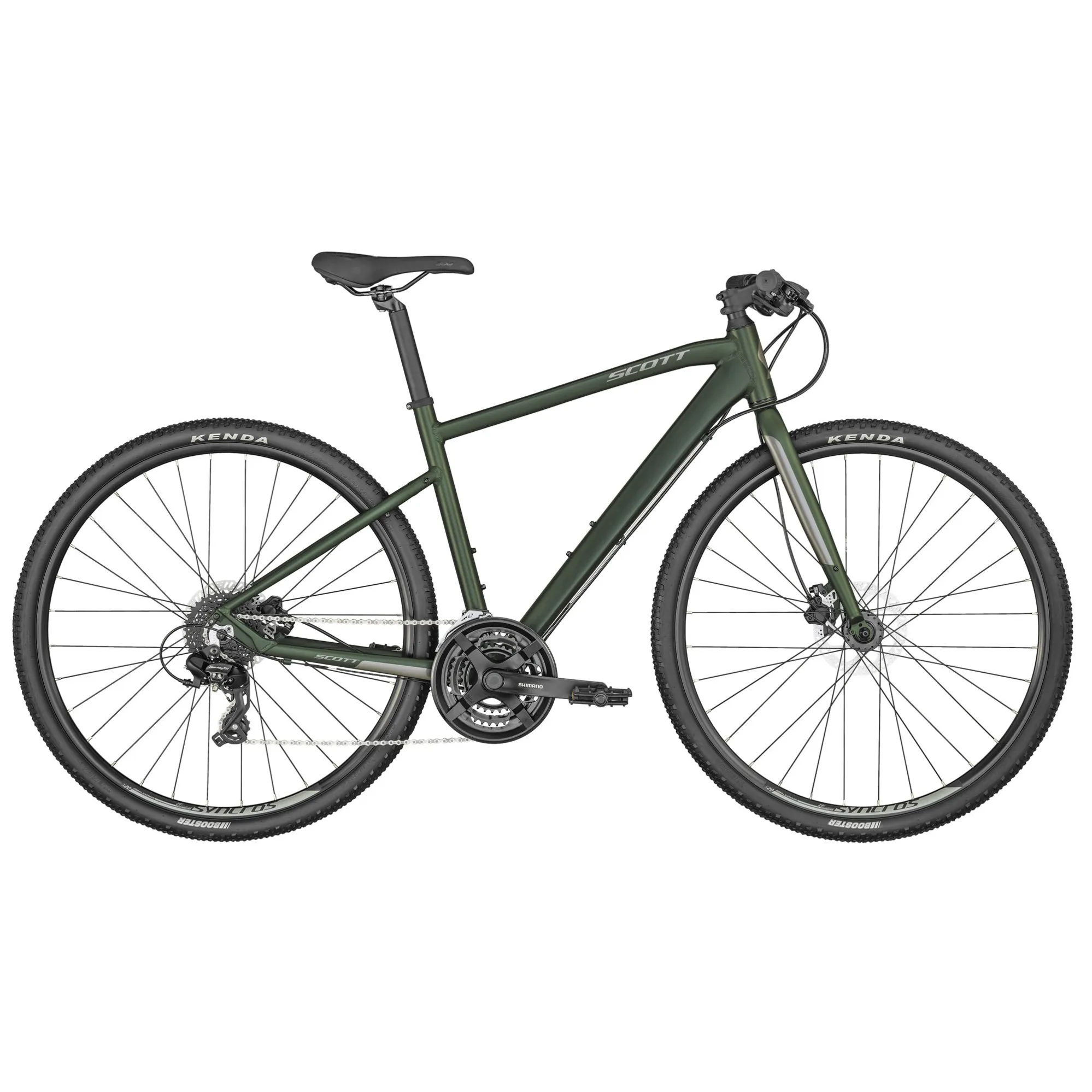 Scott Sub Cross 50 Hybrid Bike Green - Main Image