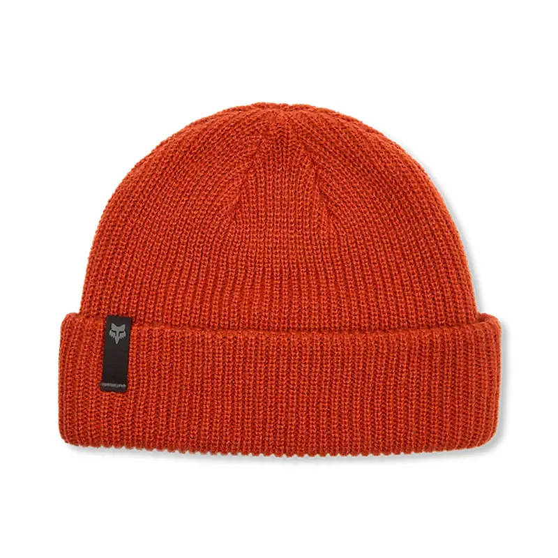 Fox Machinist Beanie in Saddle Brown
