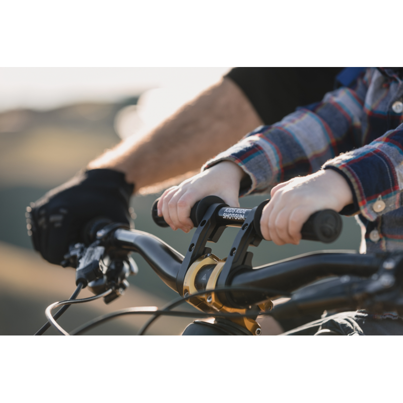 Kids Ride Shotgun Shotgun 2.0 Child Bike Seat Handlebars Black-1
