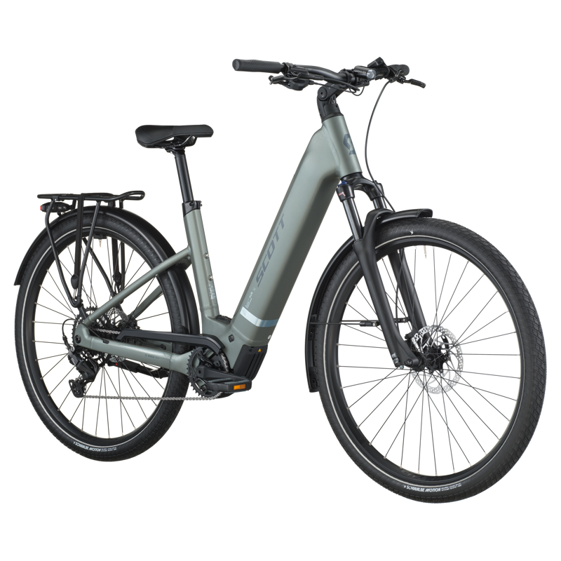 Scott Sub Sport 30 Wave Electric Hybrid Bike in Highland Green-1