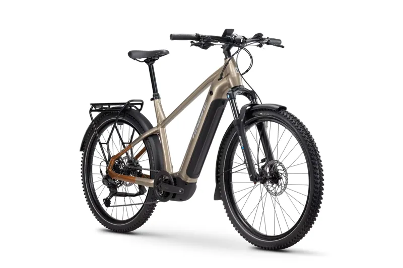 Haibike Trekking 6.5 Electric Hybrid Bike Toffee / Sand / Silver-1