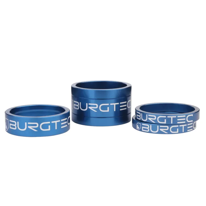 Burgtec Headset Stem Spacers Deep Blue