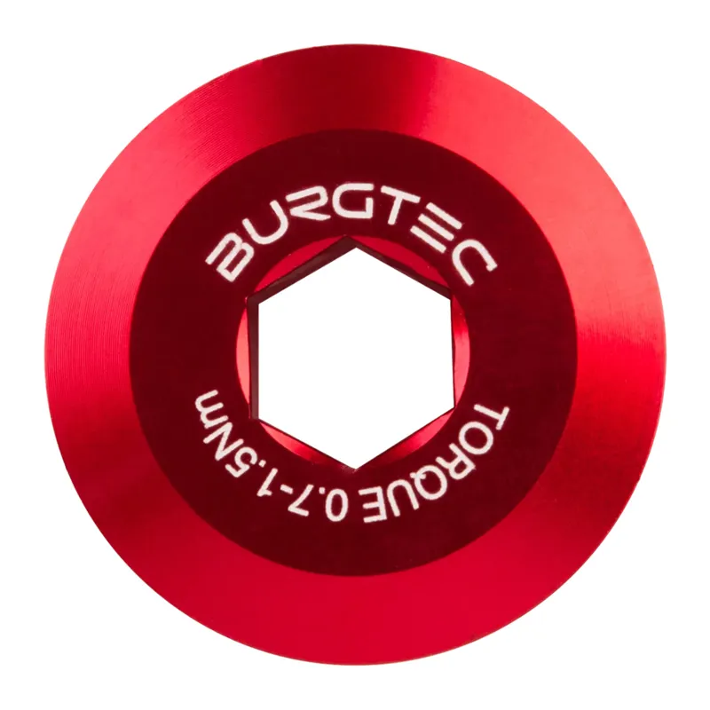 Burgtec Shimano Crank Bolt - Race Red