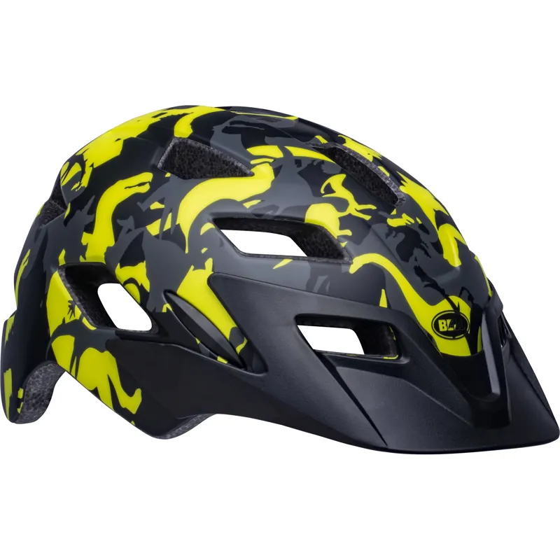 Bell Sidetrack Youth Helmet Black / Yellow / Grey
