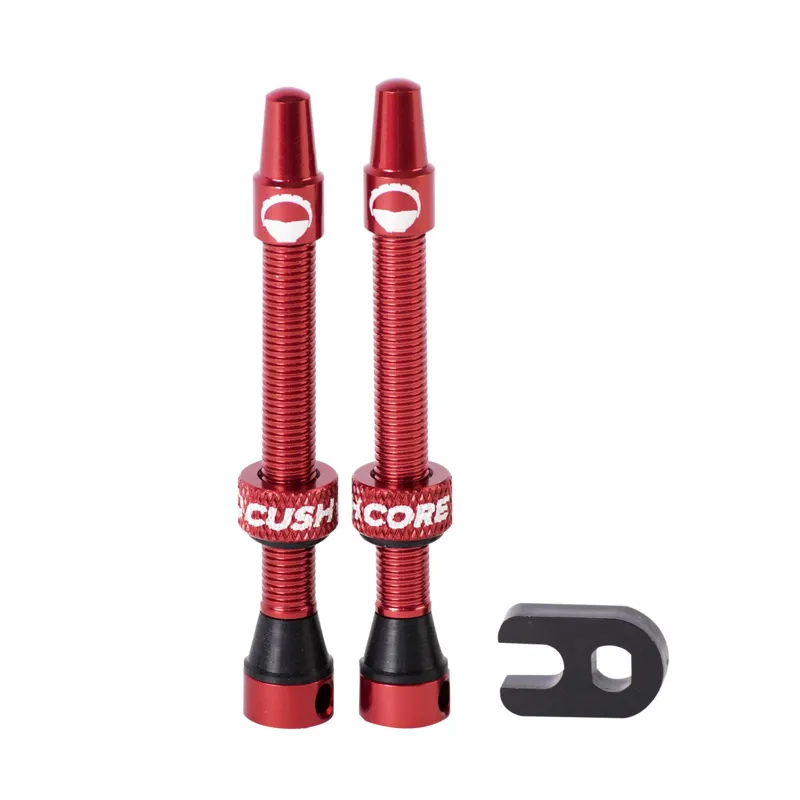 CushCore Tubeless Valves Red