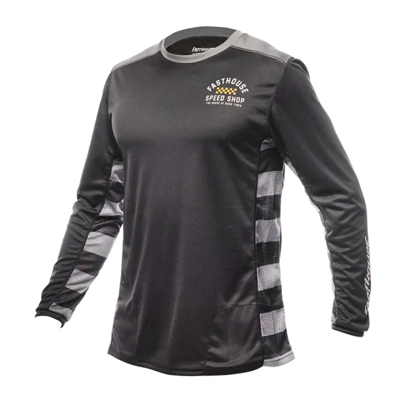 Fasthouse Classic Outland Long Sleeve Jersey Black / Grey X-Large