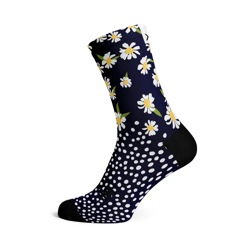 Sox Footwear Daisy Tropicals Premium Crew Socks