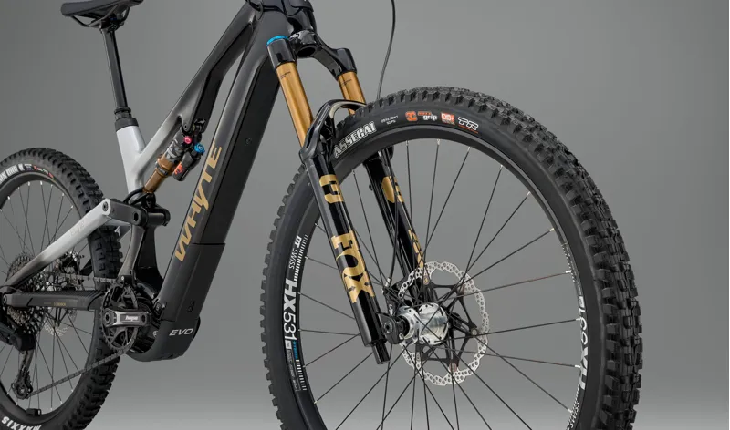 Whyte ELyte Evo Stag Works Electric Mountain Bike Stealth Black-3