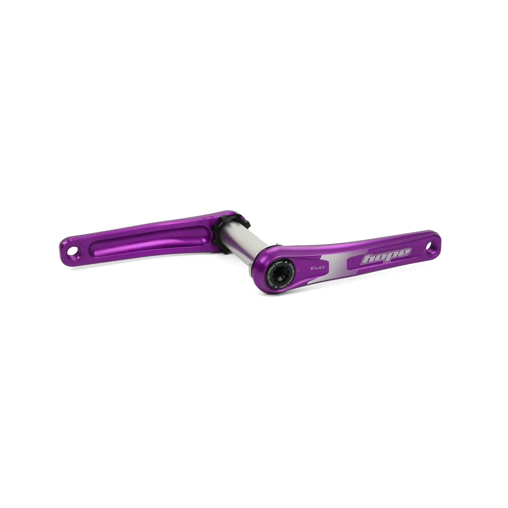 Hope EVO Crankset No Spider 170mm Purple