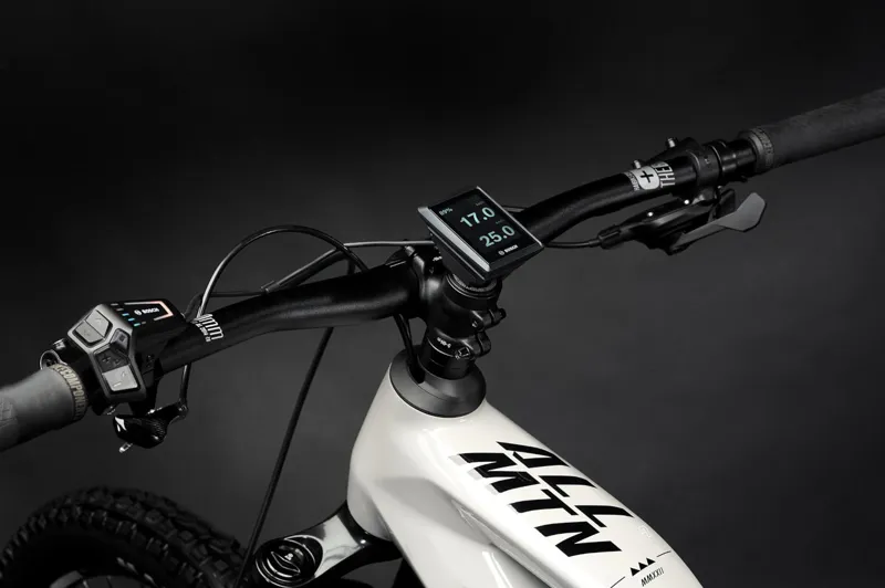 Haibike Allmtn CF 9 Electric Mountain Bike Gloss Grey-3