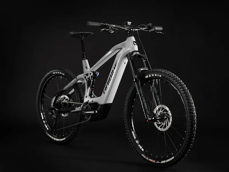 Haibike Allmtn CF 9 Electric Mountain Bike Gloss Grey-4
