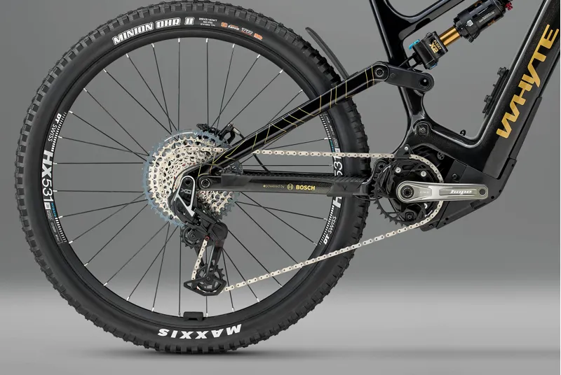 Whyte Bikes Kado Works Electric Mountain Bike in Gunmetal Black-4