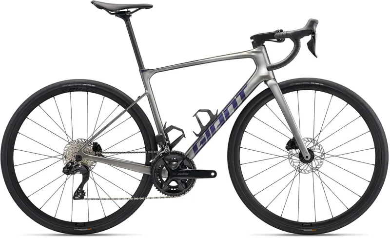 Giant Defy Advanced 1 Carbon Road Bike in Charcoal / Milky Way