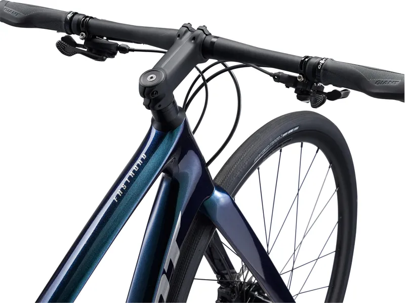 Giant FastRoad Advanced 1 Carbon Flat Bar Road Bike Starry Night-1