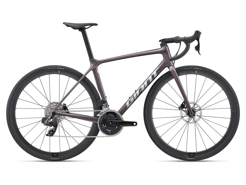 Giant TCR Advanced Pro 1 Disc AR Road Bike Charcoal Plum