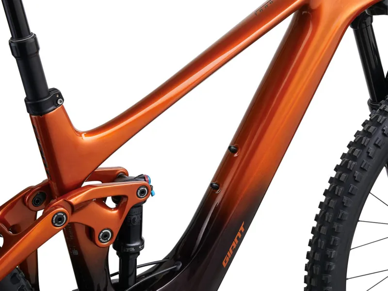 Giant Trance X Advanced E+ EL 2 Electric Mountain Bike Amber Glow / Cordovan-2