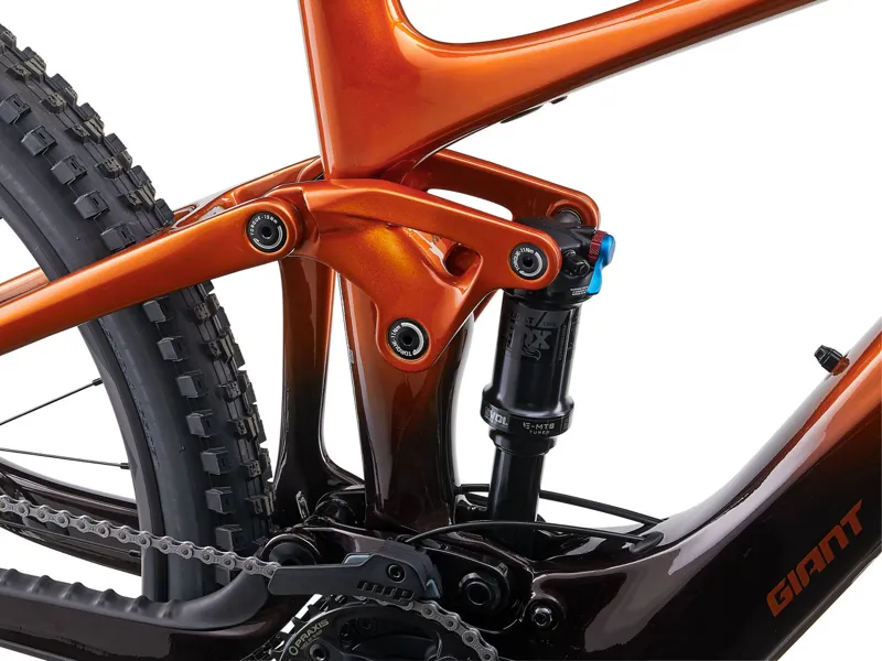 Giant Trance X Advanced E+ EL 2 Electric Mountain Bike Amber Glow / Cordovan-5