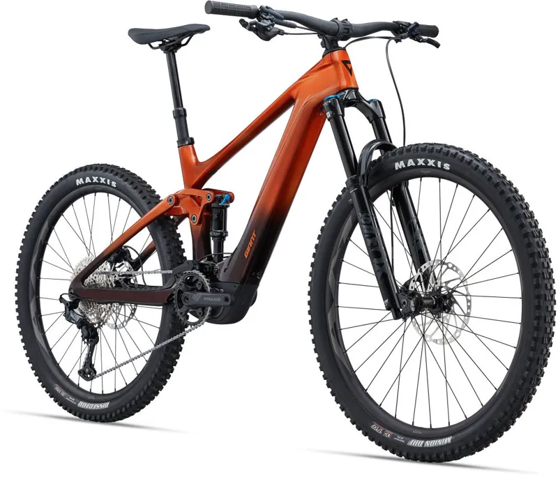Giant Trance X Advanced E+ EL 2 Electric Mountain Bike Amber Glow / Cordovan-1