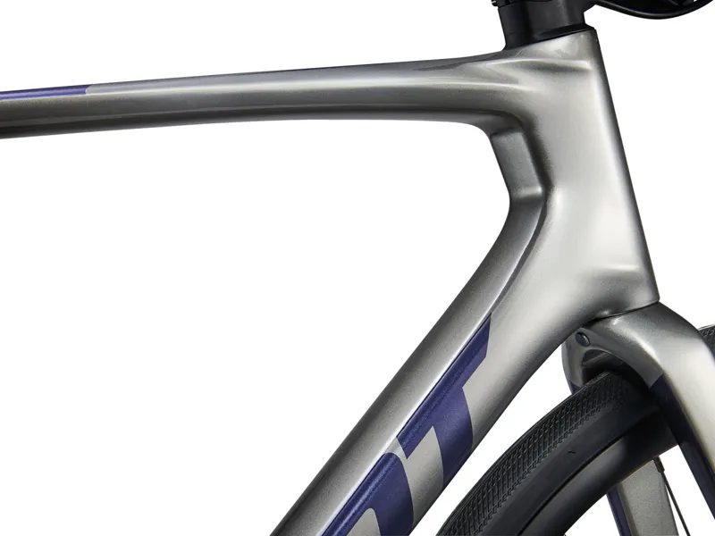 Giant Defy Advanced 1 Carbon Road Bike in Charcoal / Milky Way-3