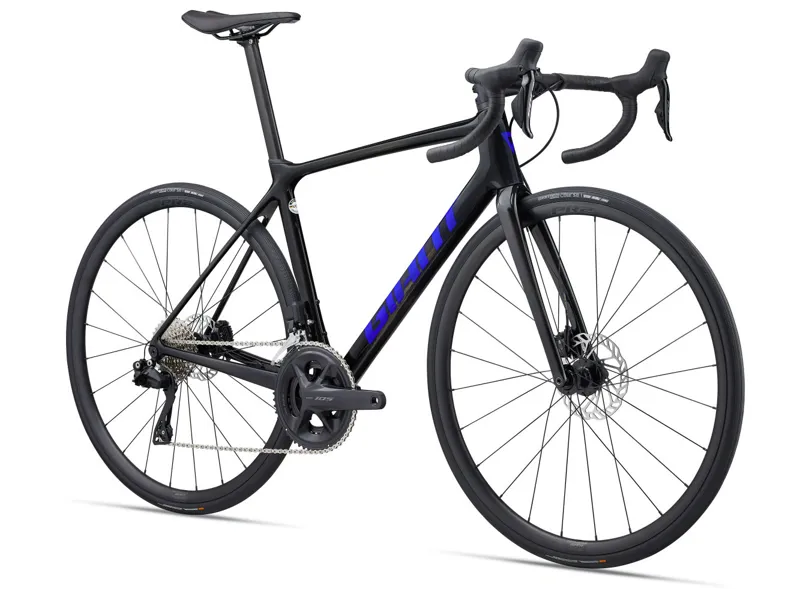 Giant TCR Advanced Disc 1 Carbon Road Bike Carbon / Aerospace Blue-1