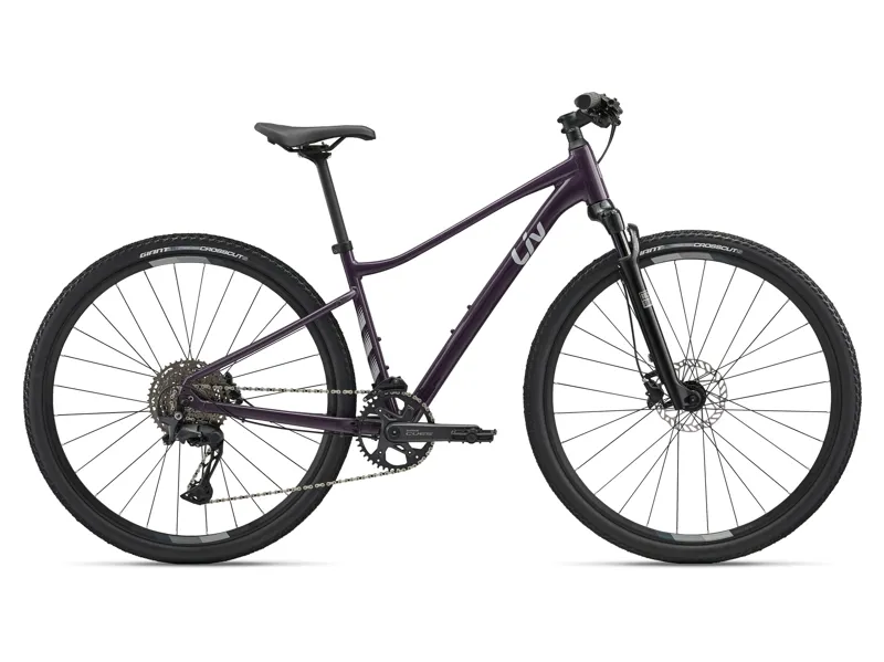 Liv Rove 1 Hybrid Bike in Tyrian Purple