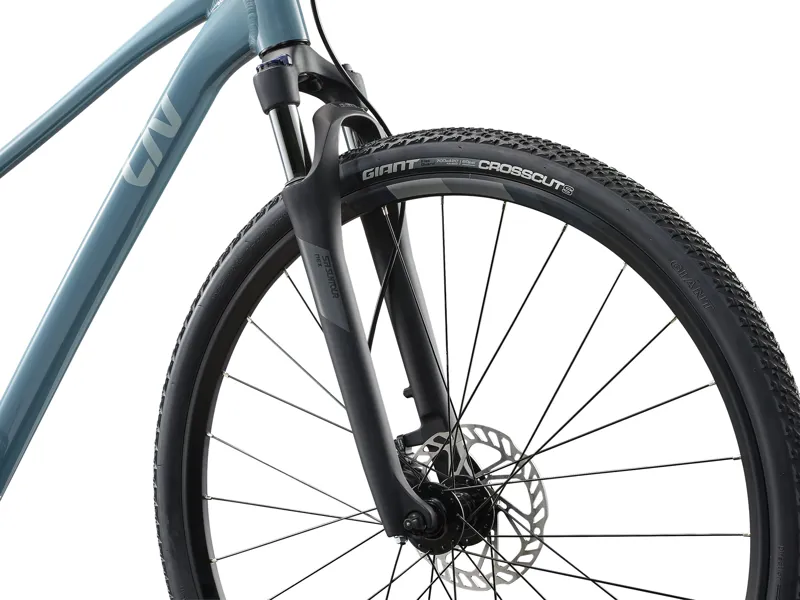 Liv Rove 2 Hybrid Bike in Grey Cloud-2