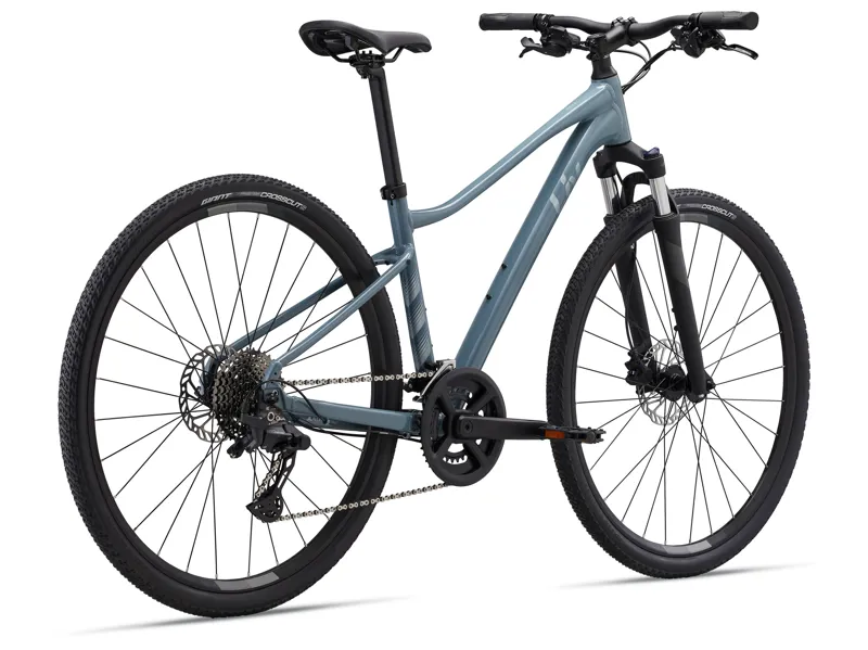 Liv Rove 2 Hybrid Bike in Grey Cloud-1