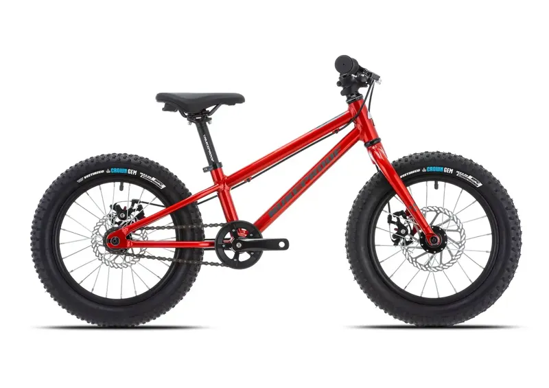 Nukeproof Cub Scout Kids 16 Inch Alloy Bike with Disc Brake Red	