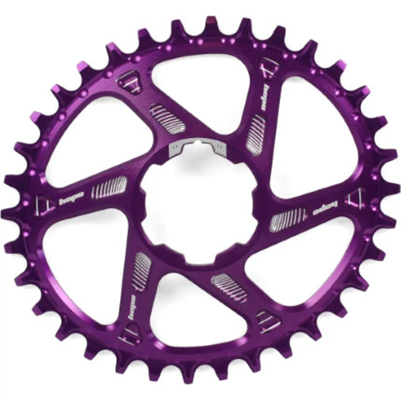 Hope Oval Spiderless Retainer Chainring Boost -  Purple