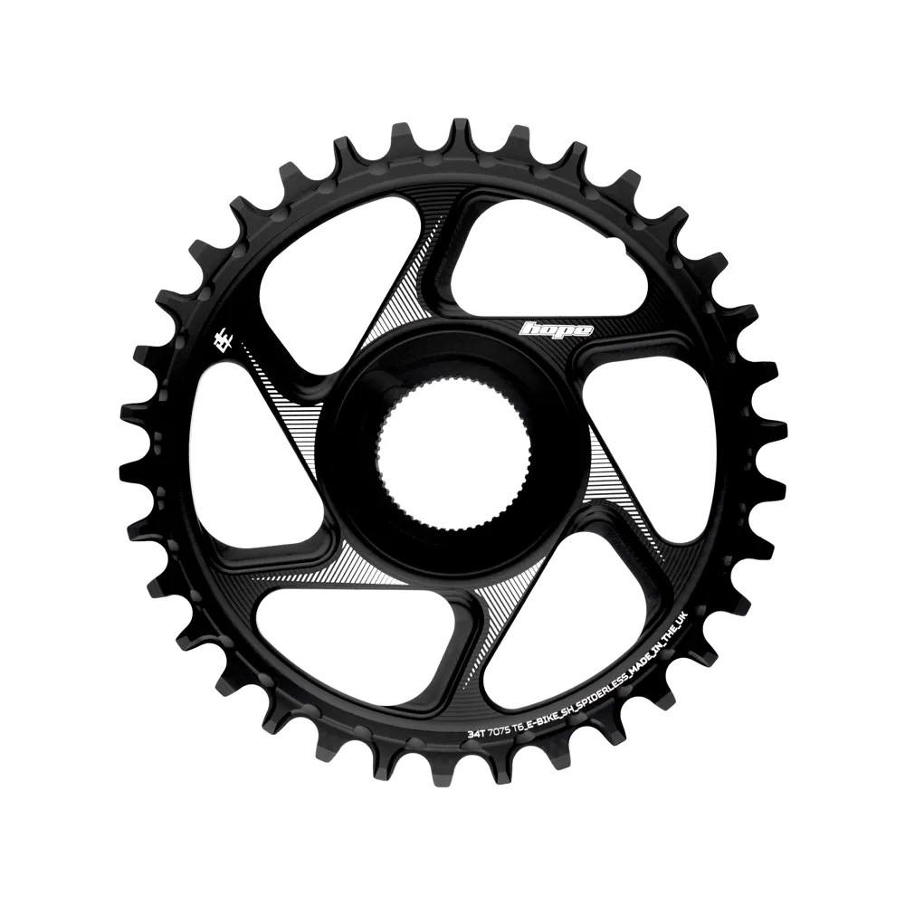 Hope Spiderless E-Bike Direct Mount Chainring Black