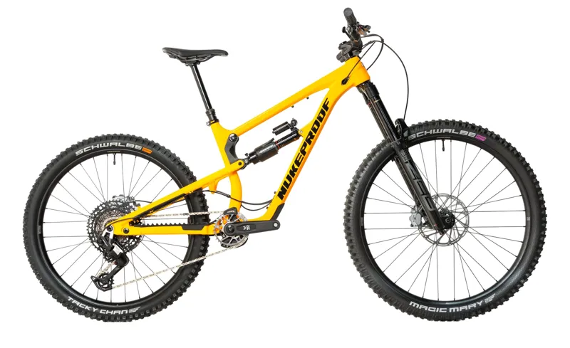 Nukeproof Mega 297/290 Alloy Pro Full Supension Mountain Bike Yellow