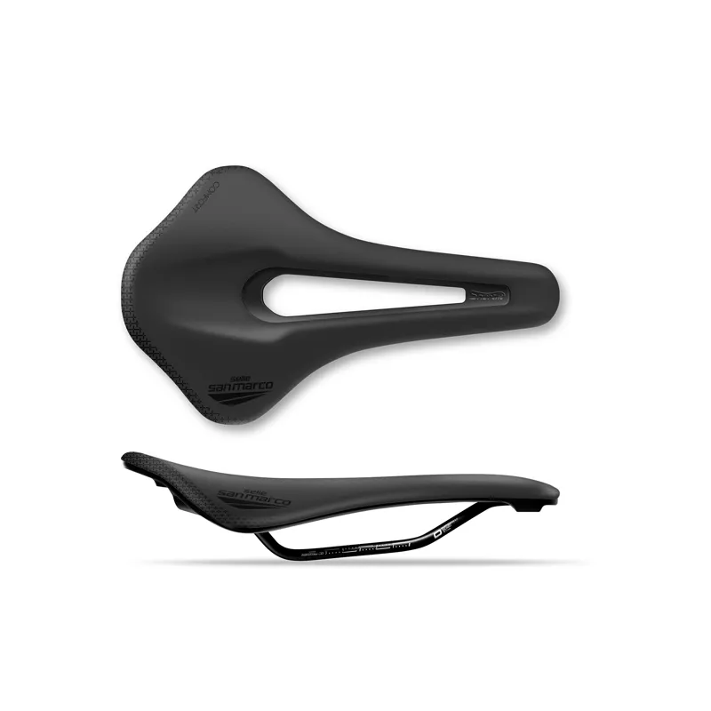 Selle San Marco Shortfit 2.0 Comfort Dynamic Saddle Black