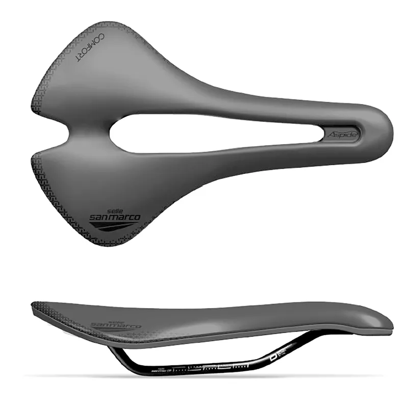 Selle San Marco Aspide Short Comfort Dynamic Saddle Black