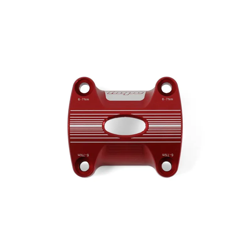 Hope AM Handlebar Stem Face Plate - Red