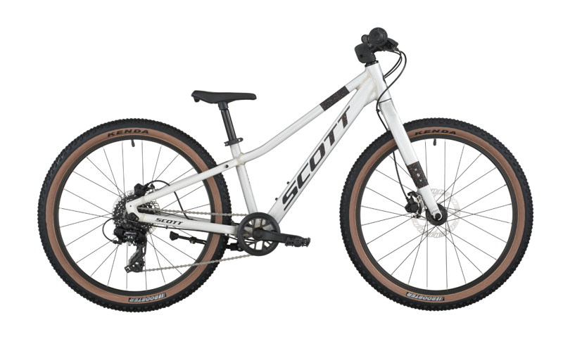 Scott Scale 400 Kids 24 Inch Mountain Bike with Disc Brakes Raw Alloy