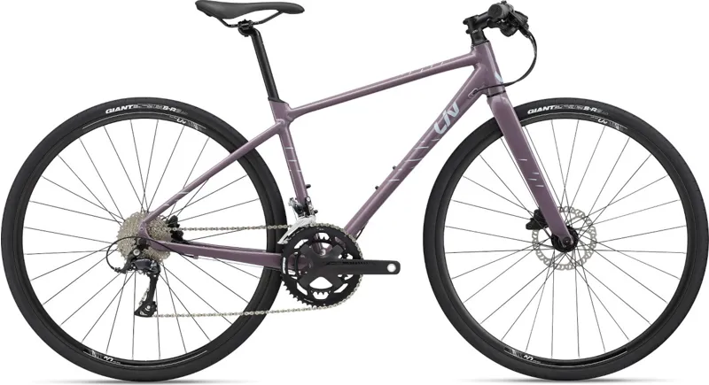 Liv Thrive 2 Women s Flat Bar Road Bike Purple Ash