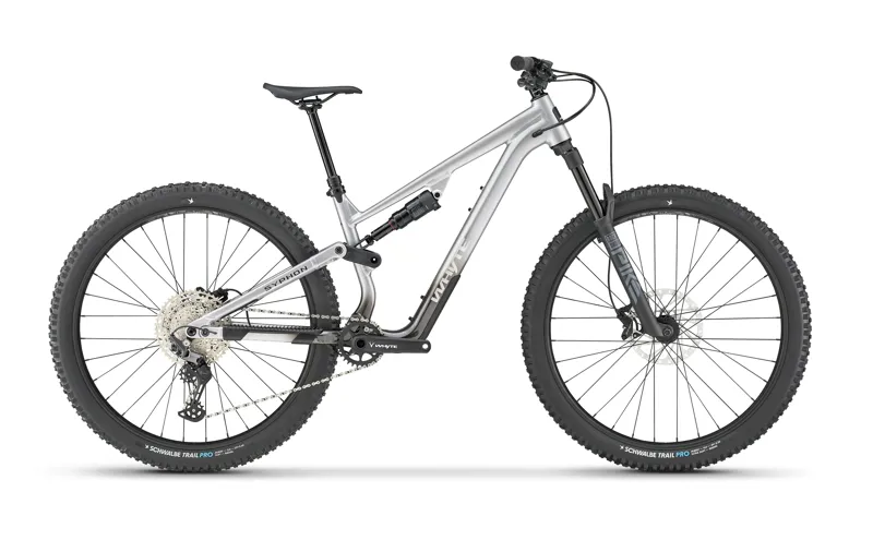 Whyte Syphon S V1-1 Full Suspension Mountain Bike Raw silver