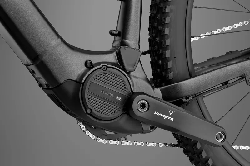 Whyte Secta-E Electric Mountain Bike in Gun Metal-3