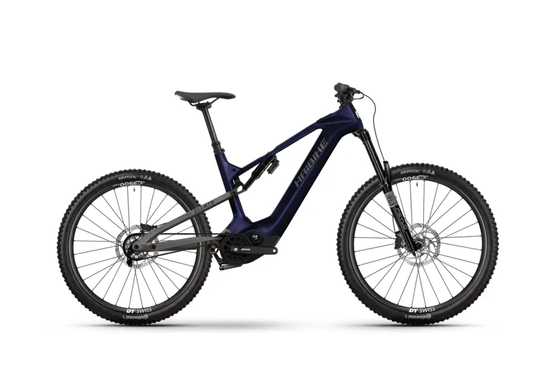 Haibike Allmtn CF 10 TRN/IQ Electric Mountain Bike in Dark Navy