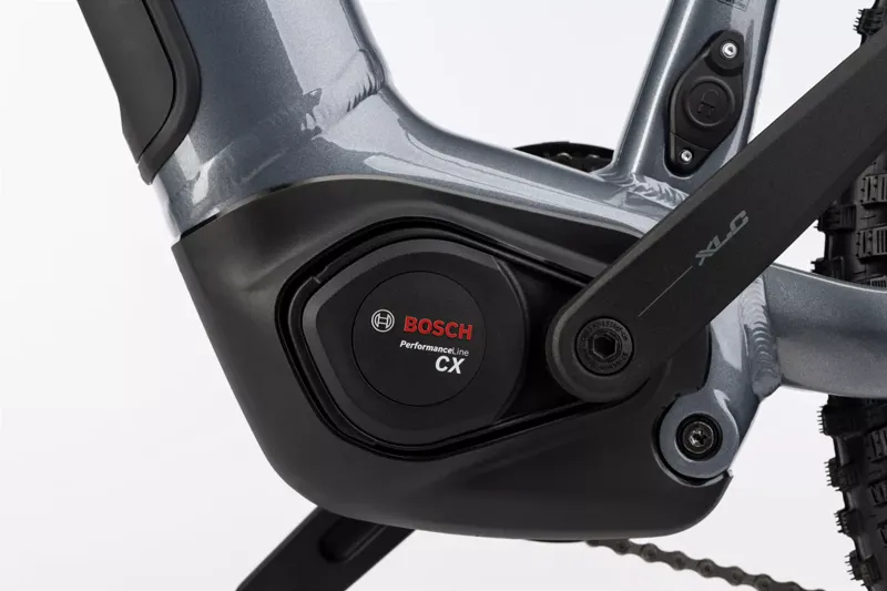 Haibike Alltrack 6.5 Electric Mountain Bike Grey / Blue / Yellow-3