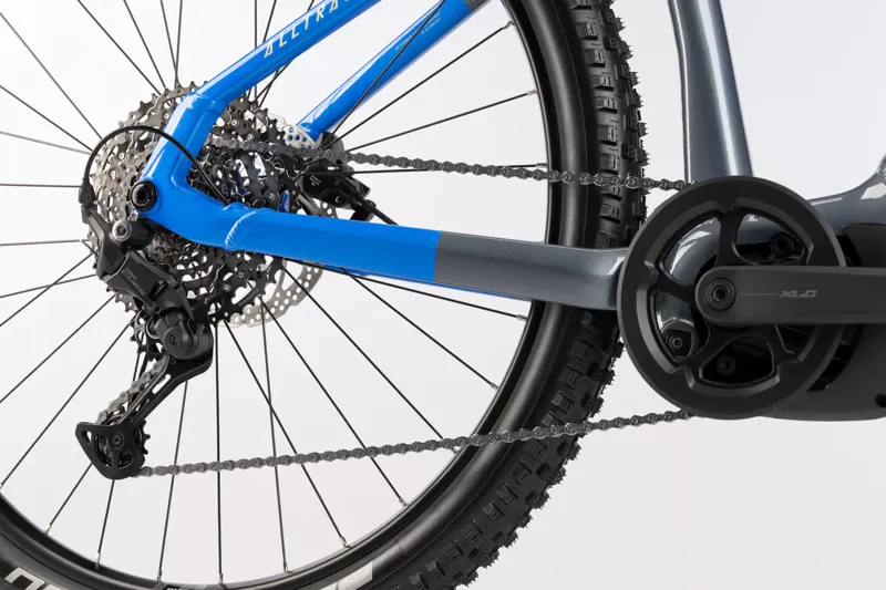 Haibike Alltrack 6.5 Electric Mountain Bike Grey / Blue / Yellow-2