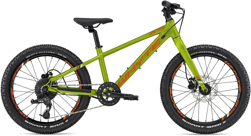 Whyte 203 2021 Kids Bike 20 inch Wheel Matt Olive/Orange/Khaki