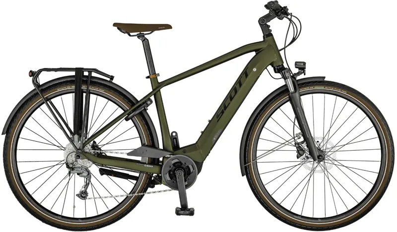 Scott Sub Tour eRIDE 30 Men E-Hybrid Bike Green