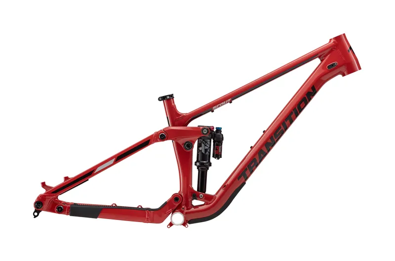 Transition Scout Alloy MTB Frame Set in Raspberry Red