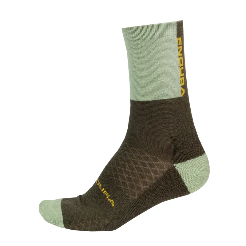Endura BaaBaa Merino Winter Socks Bottle Green