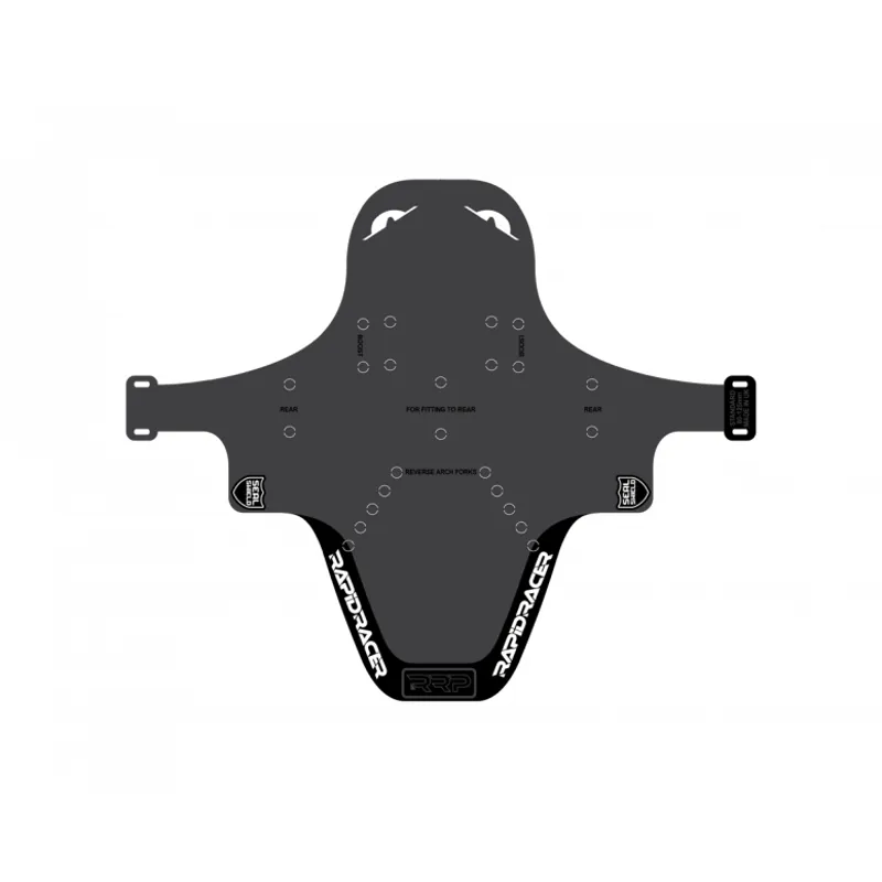 RRP Enduroguard Front Mudguard Black/White