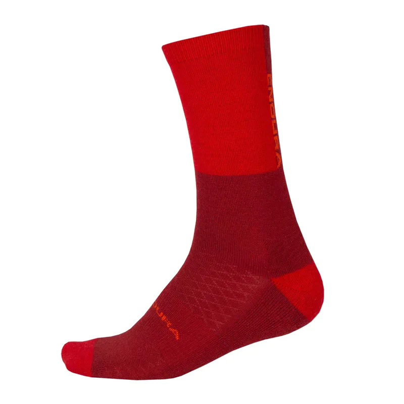 Endura BaaBaa Merino Winter Socks Red