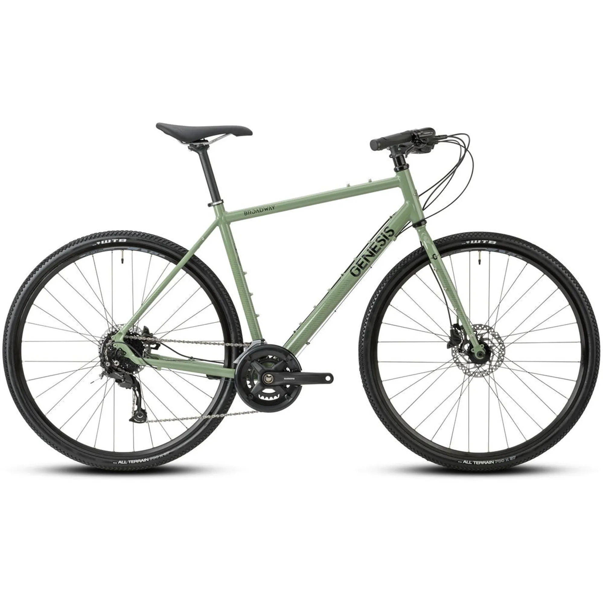 Genesis Broadway 2021 Hybrid Bike Green - Main Image